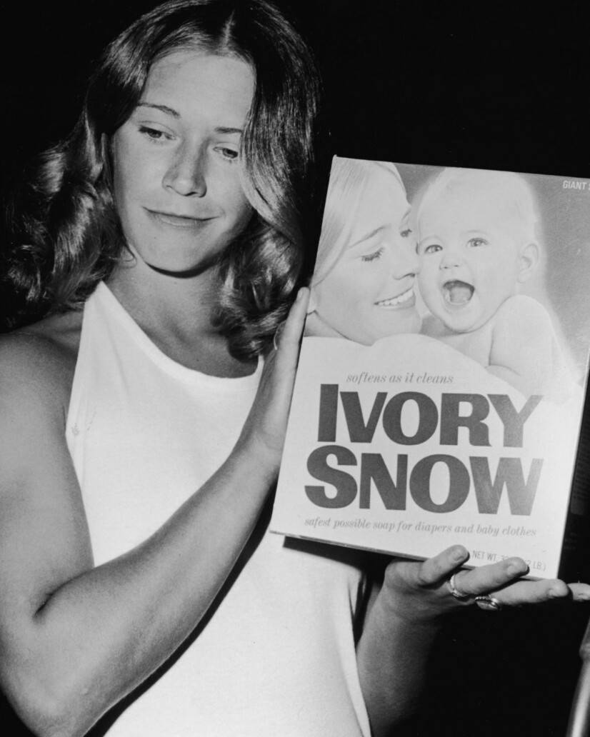 OPPMERKSOMHET: At Chambers i tillegg var kvinnen på vaskemiddelboksen ga henne selv og filmen «Behind the Green Door» masse oppmerksomhet, noe Chambers visste å spille på.