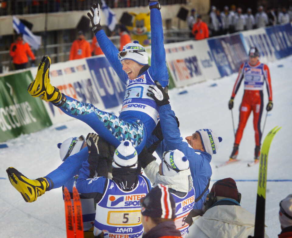 HARDT FALL: Finske Mika Myllylä gikk på få år fra å være langrennsstjerne via dopingsynder til alkoholisert. Han døde i en alder av 41.