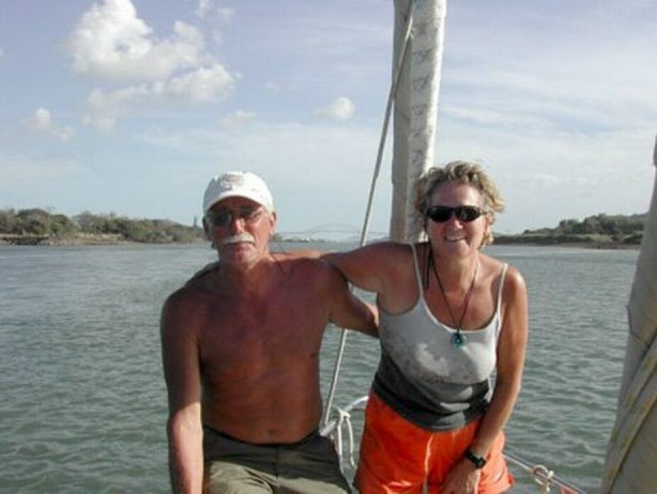 KOSTE SEG PÅ JORDOMSEILING: Malcolm og Linda var dyktige og erfarne seilere.