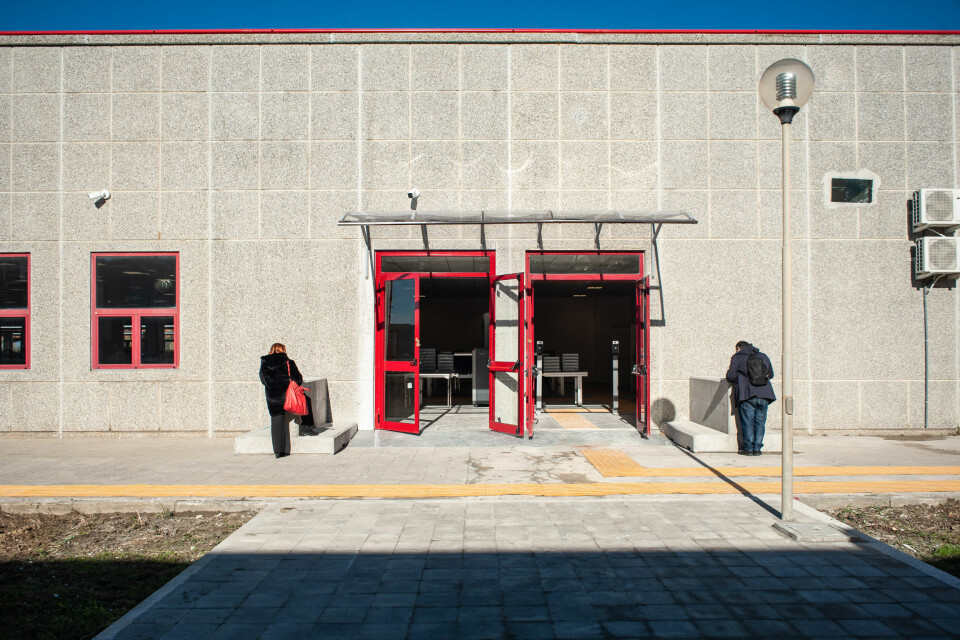 RETTSSAL: I denne bunkeren foregår rettssaken mot personer tilknyttet ‘Ndrangheta.