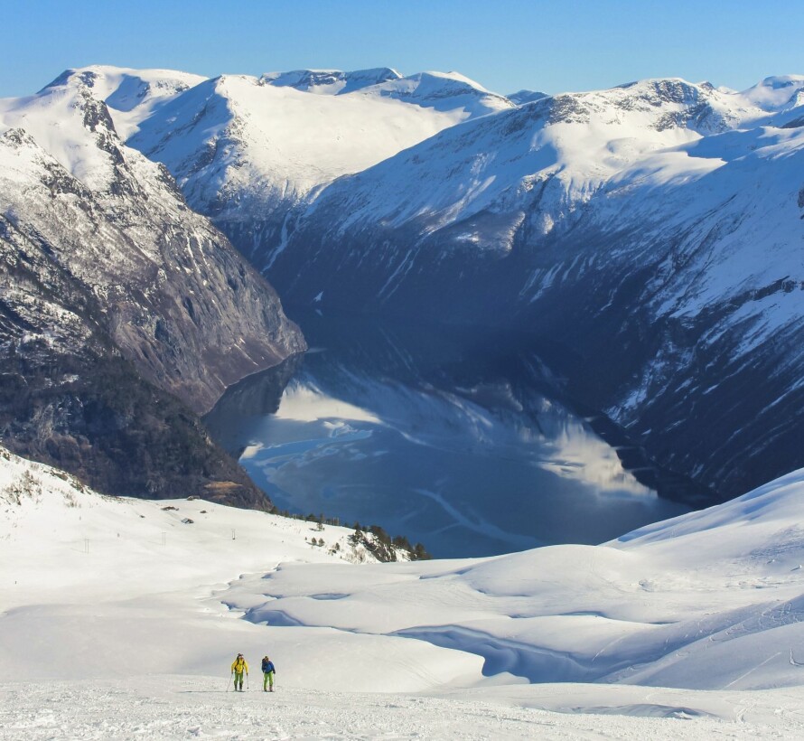 VERDENSARVEN: Nydelig utsikt mot Geirangerfjorden.