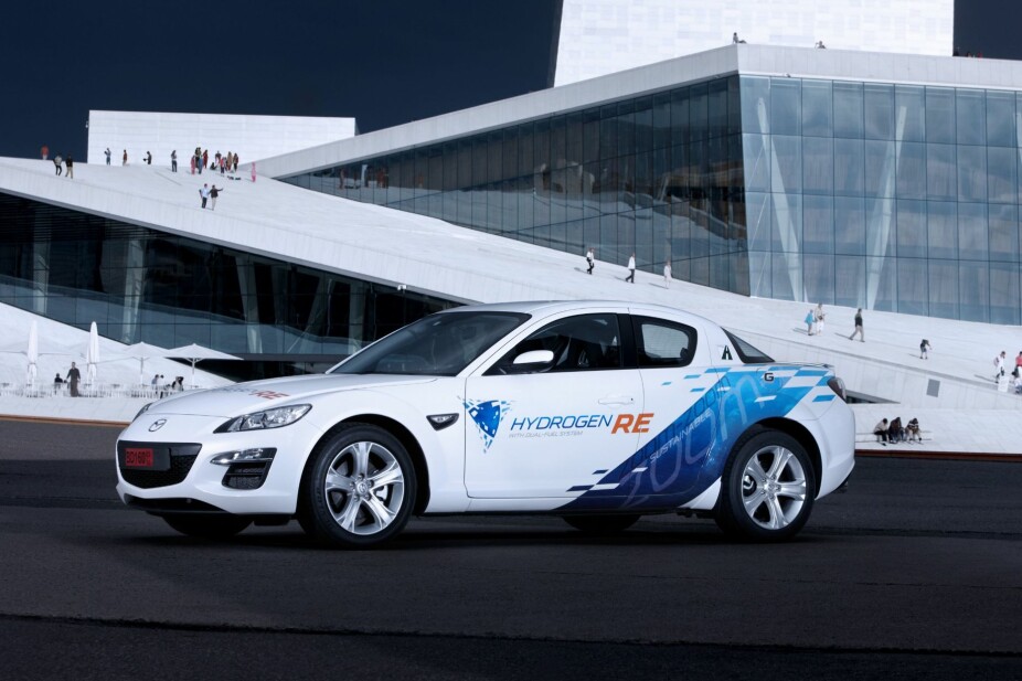 <b>HYDROGENSATSING:</b> Mazda RX-8 Hydrogen RE