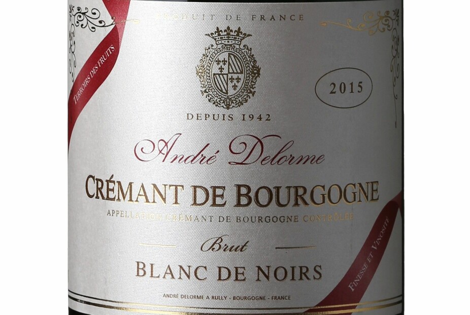GODT KJØP: Delorme Crémant de Bourgogne Blanc de Noirs Brut 2019.