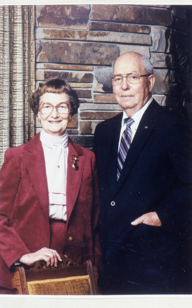 <b>LIVSLANGT EKTESKAP:</b> Luise Voss og John K. Hanson giftet seg i 1935.
