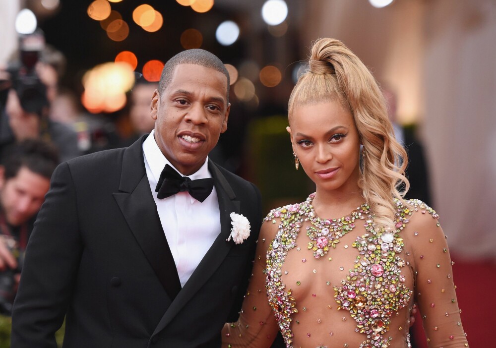 <b>STJERNEPAR:</b> Beyoncé med ektemannen, rapperen og produsenten Jay-Z. 