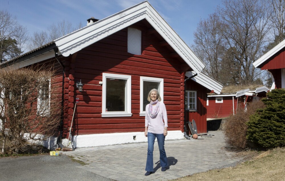 <b>BARNDOMSHJEMMET:</b> Rett etter krigen kjøpte Max Manus dette huset på Landøya i Asker. Huset eies nå av en av hennes brødre. Selv bor hun i nabohuset.