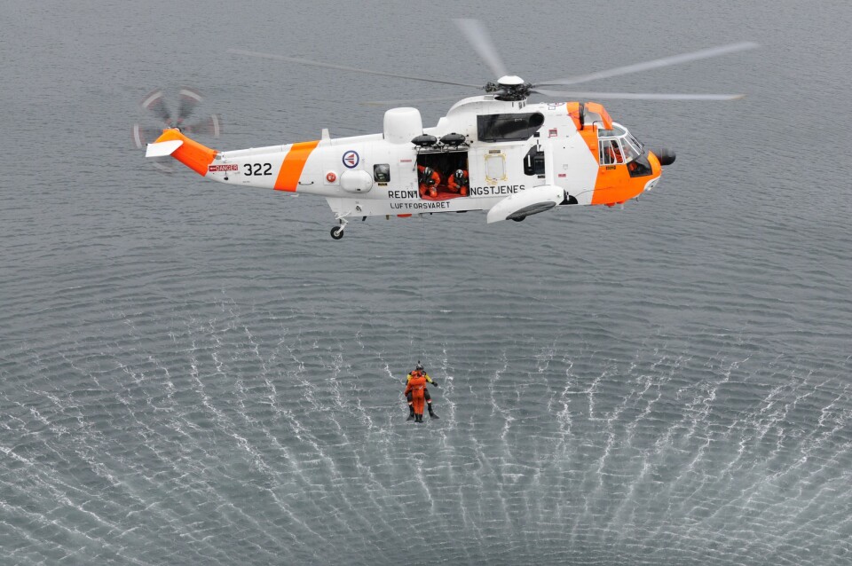 ARBEIDSHEST: Sea King har vært i drift i 48 av 330 skvadronens 80 år. Anslagsvis 45 000 mennesker kan takke skvadronen for at de berget livet.