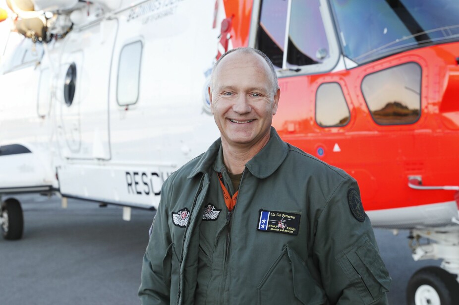 <b>GLEDER SEG:</b> Skvadronsjef Svein Tore Pettersen har alltid gledet seg til å gå på vakt. Nå i jubileums­året er skvadr­onen i tillegg i ferd med å bytte til nye helikoptre.