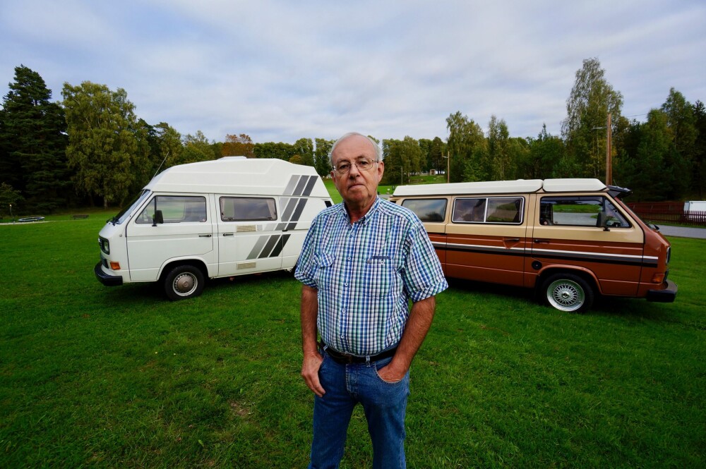 <b>CAMPINGBILER:</b> Truls Farner innredet flere hundre varebiler med campingmøbler.
