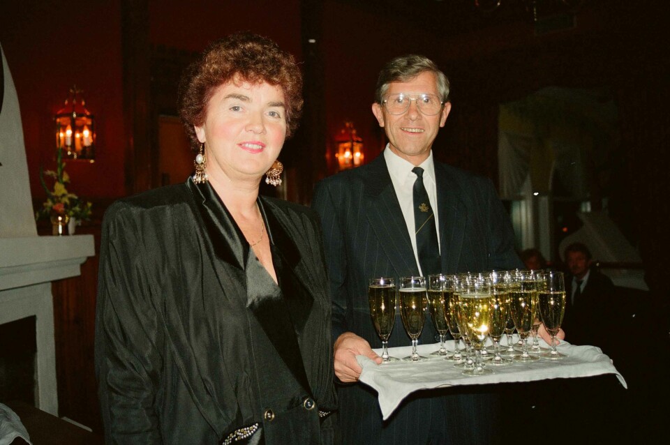 FJERDE GENERASJON VERTSKAP: Olaf og Gerd Fleischer var et driftig par som fikk utrettet mye i sin tid. Olaf døde i 1998, men Gerd holder fortsatt stand.