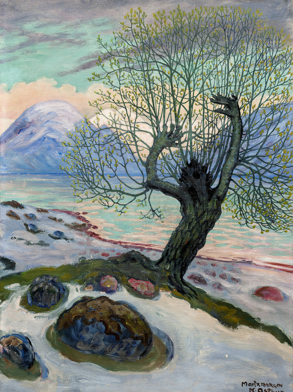 <b>TROLSK STEMNING:</b> I unge år malte Nikolai Astrup dystre og til dels mystiske naturbilder. Inspirasjon hentet han fra naturen i Jølster.