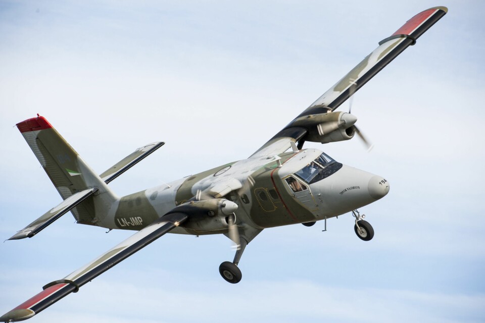 PROMILLE: Den profilerte piloten fløy Forsvarets Twin Otter-fly rett i fjellveggen på Grytøya med solid promille. Fylle-flyvingen ble holdt skjult av hans arbeidsgiver Forsvaret.