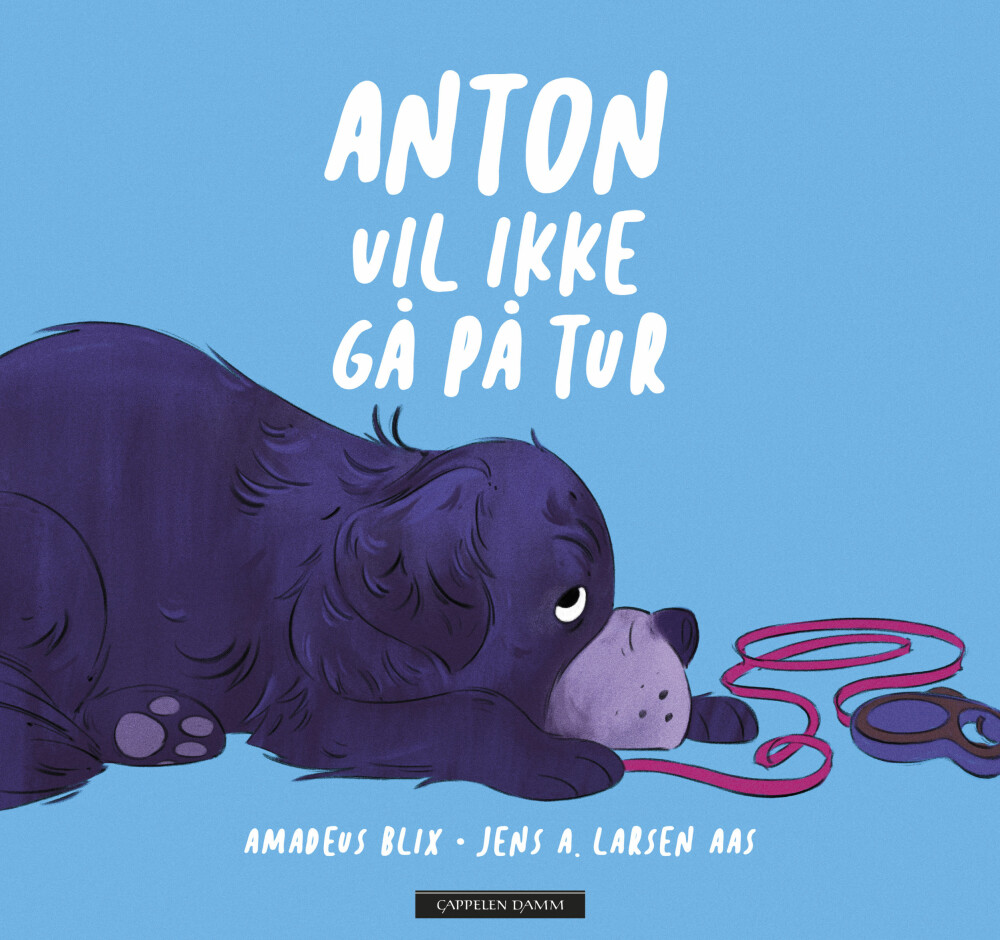 Barneboken Anton vil ikke gå på tur
