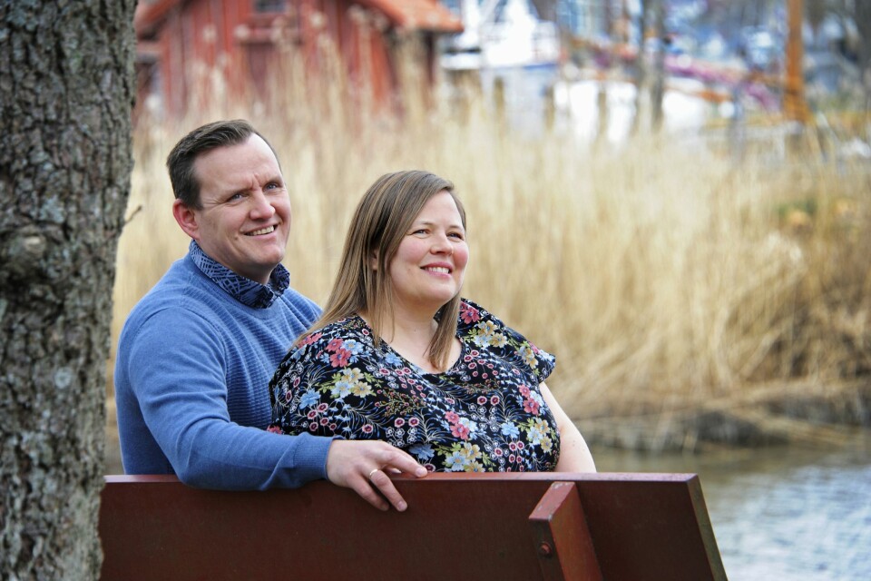 FREMTIDEN: Synnøve (45) og Håvard (45) ser lyst på fremtiden og gleder seg til alt de skal oppleve sammen i årene som kommer.