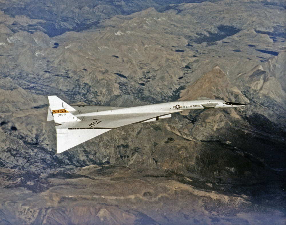 <b>FUTURISTISK:</b> XB-70 Valkyrie var en oppvisning i avansert ingeniørkunst da det fløy på midten av 1960-tallet.
