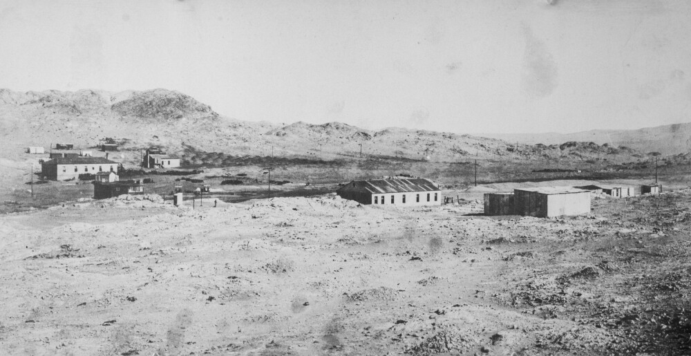 <b>RIKDOM PÅ VEI:</b> Kolmanskop i starten av byens storhetstid før 1. verdenskrig.