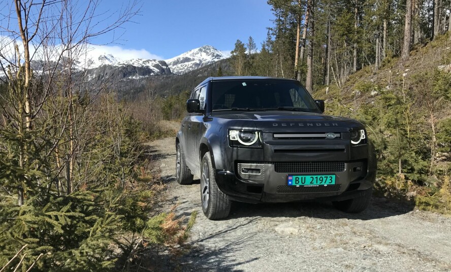 BARSK: Land Rover Defender kan endelig fås som varebil med kraftig dieselmotor.