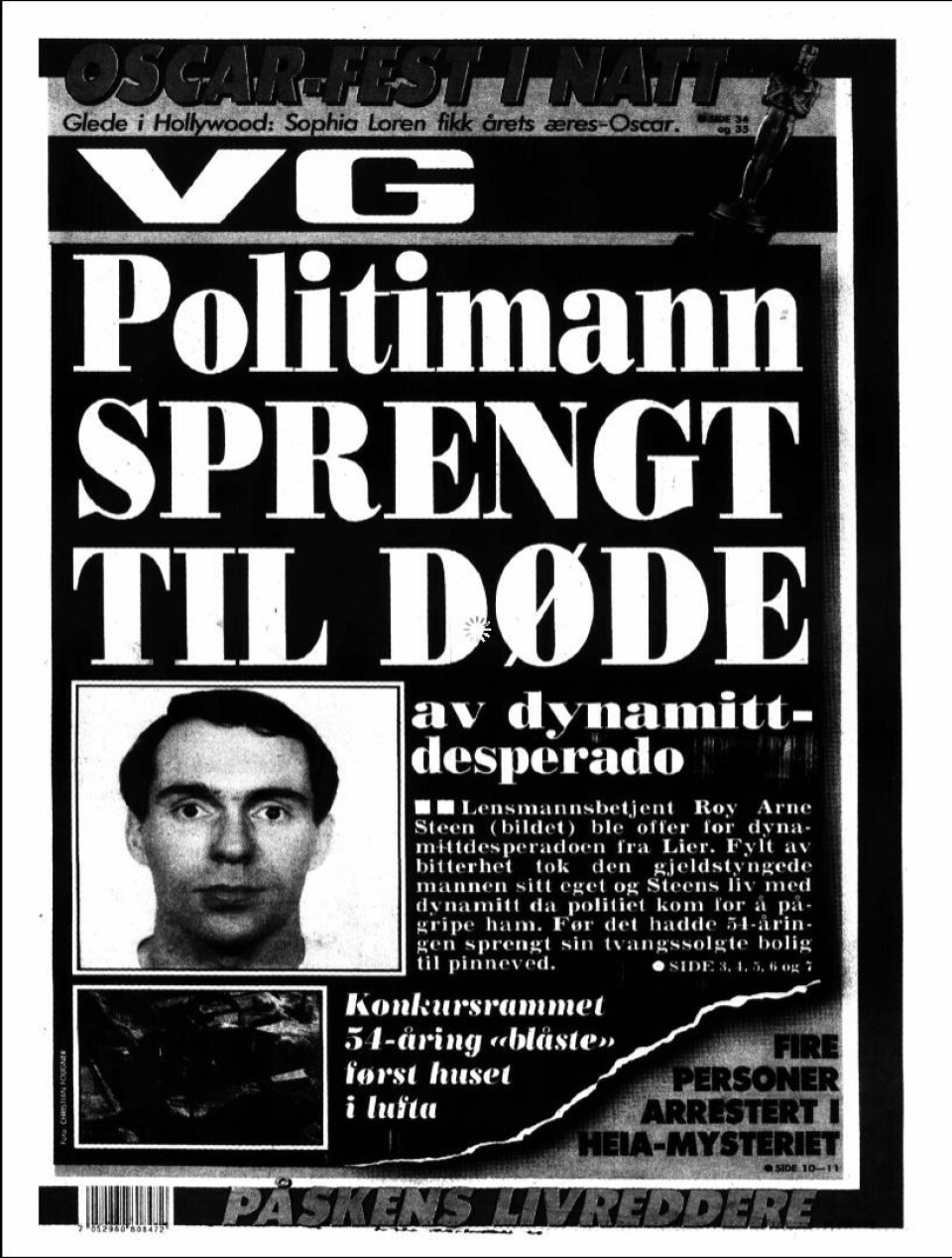 Rune og politikollegaen Roy Arne stoppet like ved den mistenktes bil. Sekunder senere smalt det