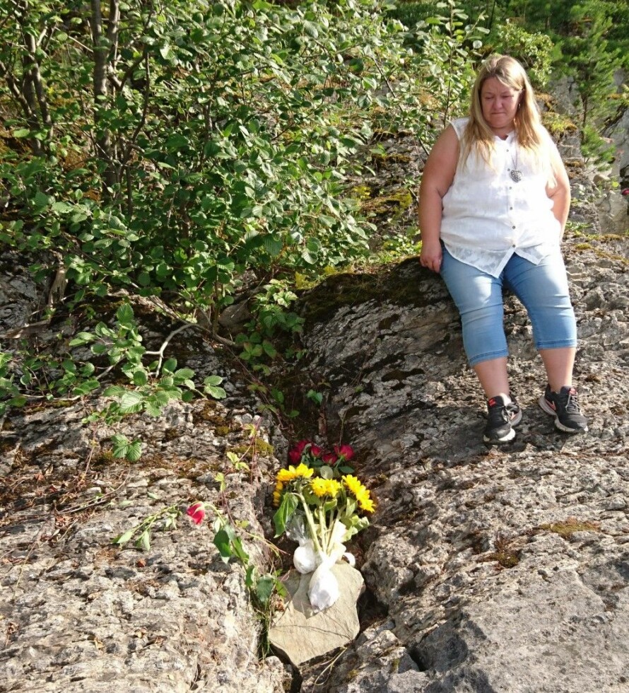 MINNE: Her ble Isabel drept, i det som ble kalt Bolsjevika på Utøya.