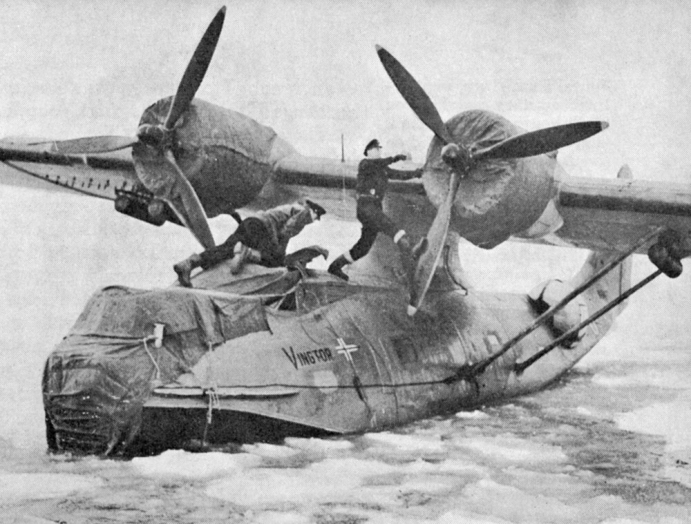 <b>HELTEFLY:</b> «Vingtor» – Consolidated Catalina I (PBY-5) – var Norges første Catalina.