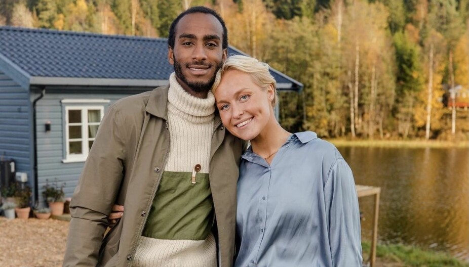 SOMMERHYTTA 2020: Øyunn Krogh og kjæresten Levi Try ble vinnerne av TV-programmet "Sommerhytta" i 2020.