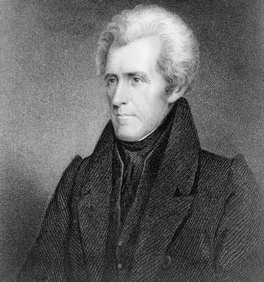 ANDREW JACKSON: Bilde av presidenten Andrew Jackson som ble tegnet av James Barton Langacre mellom 1815-1845.