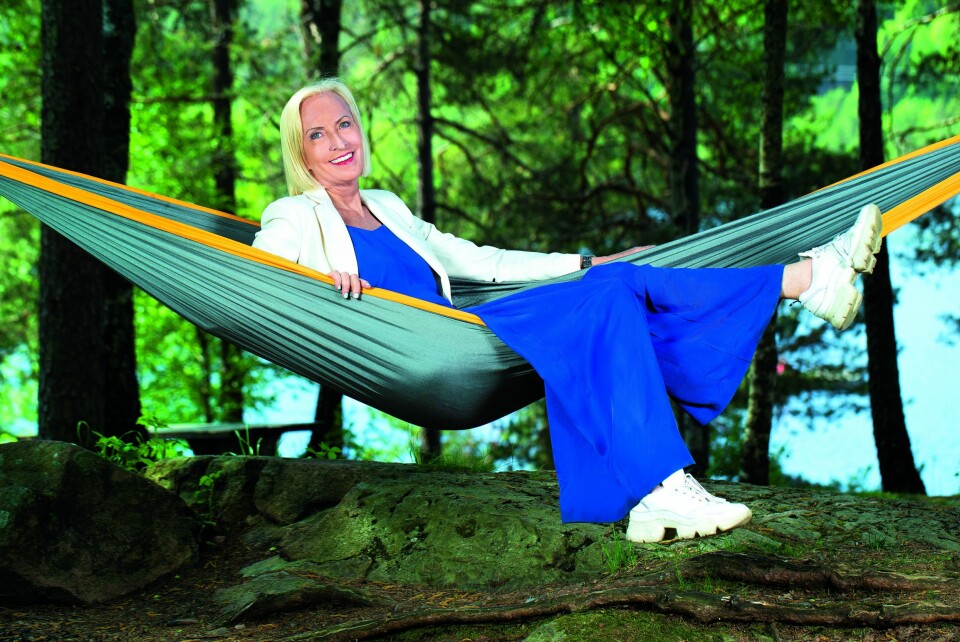 FRYSEPINN: – En perfekt sommerdag er sol og masse, masse varme. Jeg liker meg best i skyggen, men det må være varmt og sol rundt meg, smiler Karen-Marie.