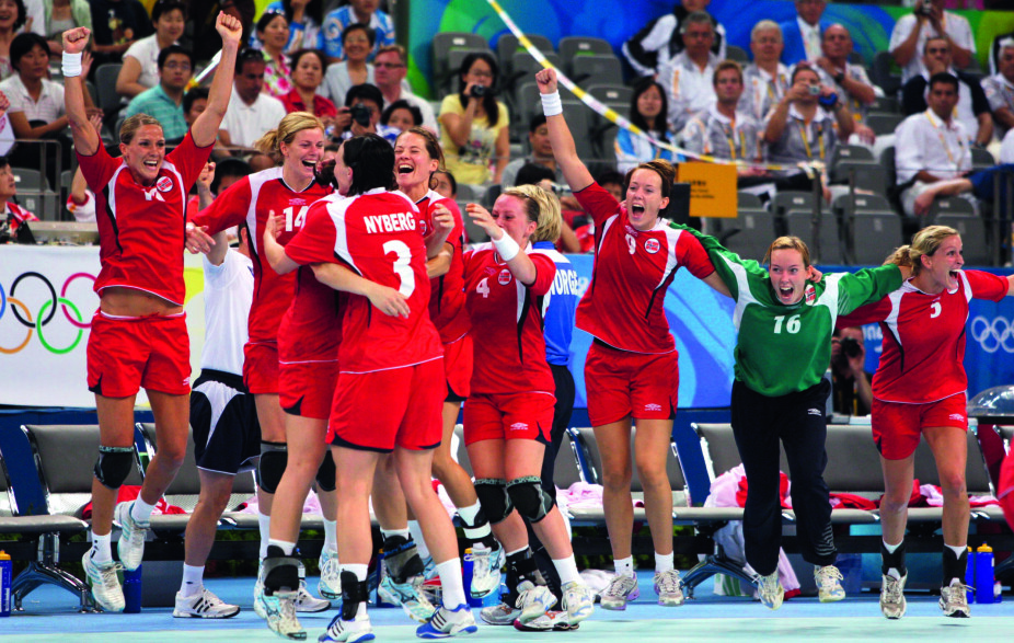 <b>STERKT OL-MINNE: </b>Kvin­ne­lands­laget i hånd­ball vant OL-gull i Bei­jing i 2008.