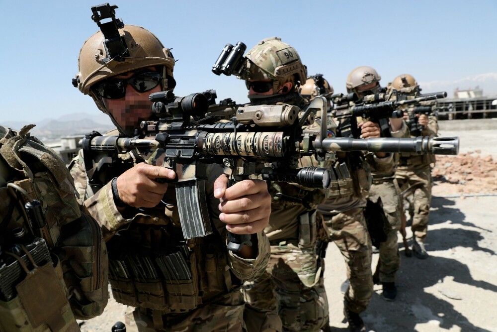 <b>OMTRENT:</b> Den afghanske spesialpolitiavdeling i Kabul, Crisis Response Unit 222 (CRU222), ble trent av Marinejegerkommandoen.