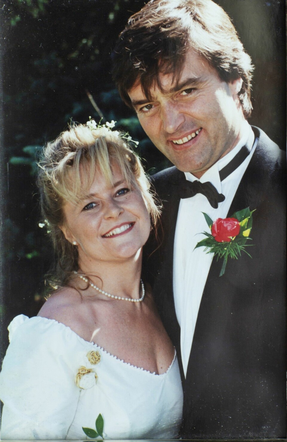 DEN STORE KJÆRLIGHETEN: De opplevde den store kjærligheten og giftet seg i 1994. Tre uker etterpå oppdaget ekteparet til sin glede at de var gravide. 19. april 1995 ble de foreldre til sin førstefødte, Anna.