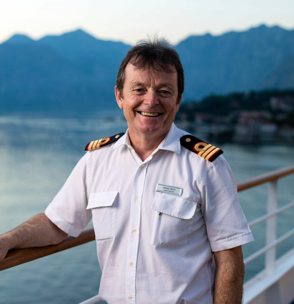 <b>MOSS HILLS:</b> Den tidligere skipsgitaristen er i dag cruisedirektør.
