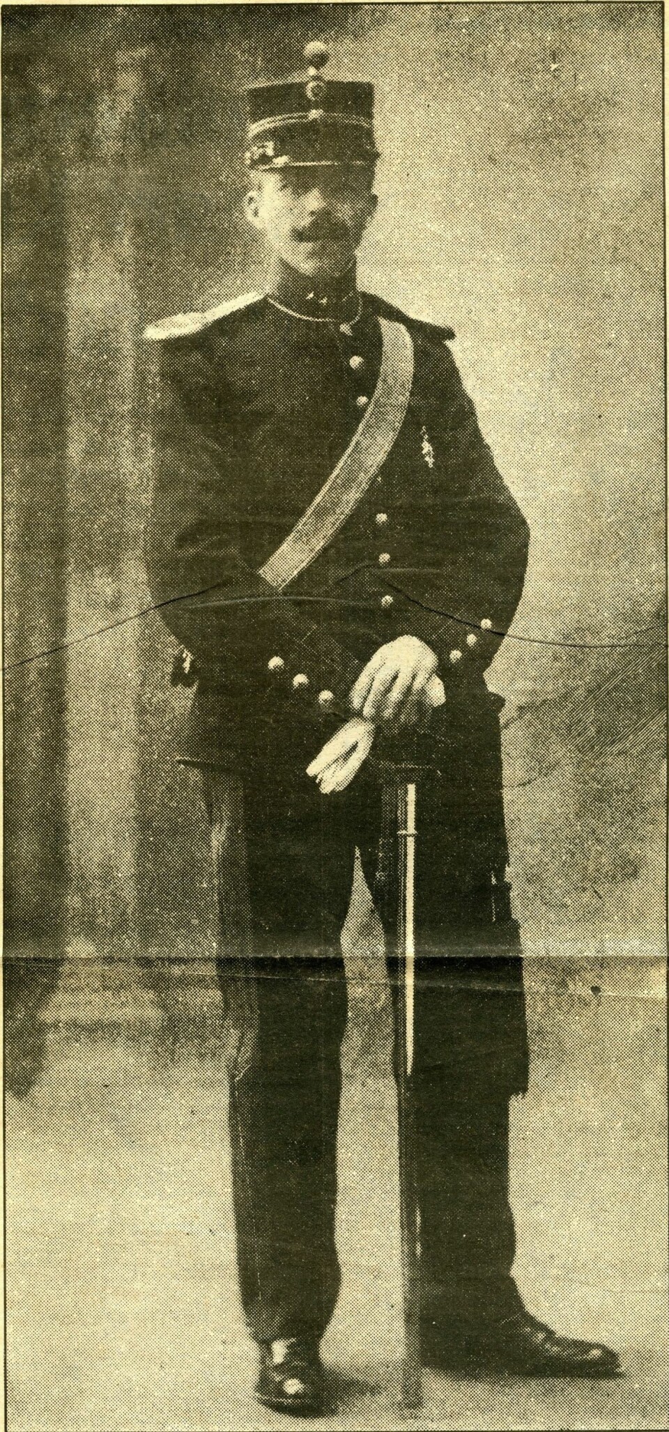 SERSJANT: Nils Waltersen Aasen lærte seg sprengteknikk ved Festningsartilleriet på Oscarsborg på den tiden krig mot svenskene på ingen måte var usannsynlig.