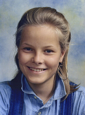 <b>TENÅRING:</b> I 1986 er Mette-Marit er blitt tenåring og begynner på Fiskå ungdomsskole, 13 år gammel.