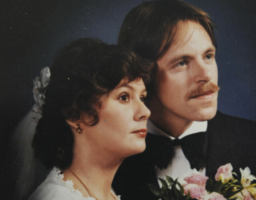 <b>BRUDEBILDE:</b> Anniken og Alf Erik giftet seg i Hammerfest 27. oktober 1979.