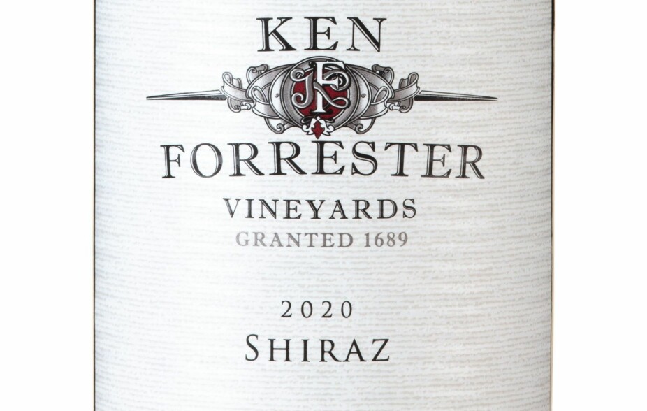 GODT KJØP: Ken Forrester Shiraz 2020.