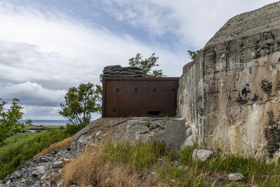 OVERSIKT: Lerberens kommandoseksjon. S446 bunkeren kan lett gjenkjennes med sin pansrede observasjonsboks for periskop.