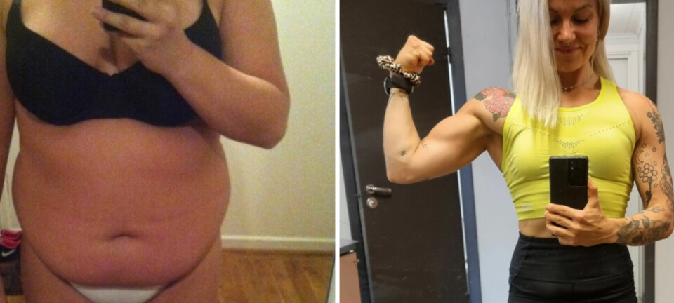 Da Gina tok dette bildet av seg selv, bestemte hun seg for at nok var nok