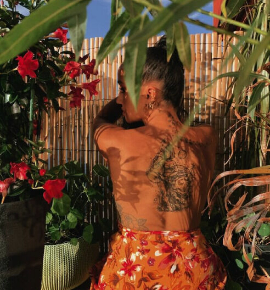 TATOVERINGER: Royane har flere tatoveringer hvor flere av de har en spesiell mening og betydning bak.