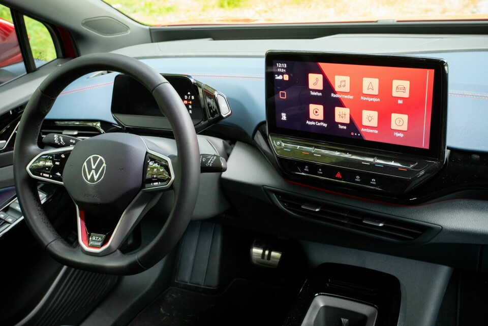 VELFUNGERENDE: VW har tilsynelatende fått orden på sine skjermbaserte løsninger, vi hadde ingen problemer i testperioden.