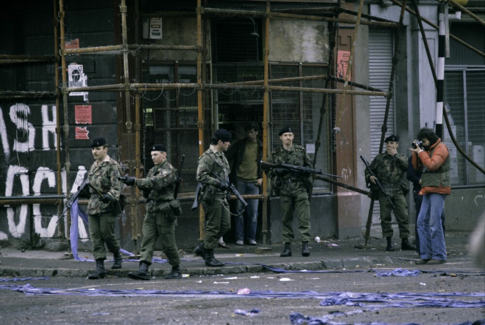 <b>KRIGSSONE:</b> Belfast var i mange år rene krigssonen. 