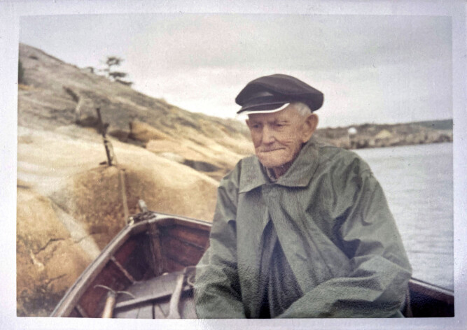 <b>TAUS FAR: </b>Ingers far Oskar Kristiansen var en havets mann. Han ble kritisert fordi han reddet representanter for fienden og snakket derfor helst ikke om redningsaksjonen.