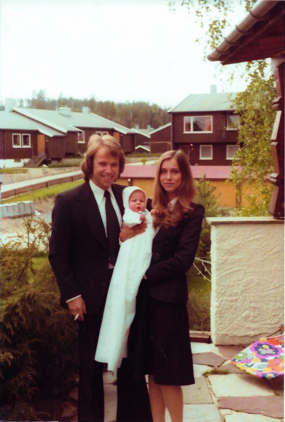 <b>FA­MI­LIE:</b> Chris­ti­an med mam­ma og pap­pa i 1977.