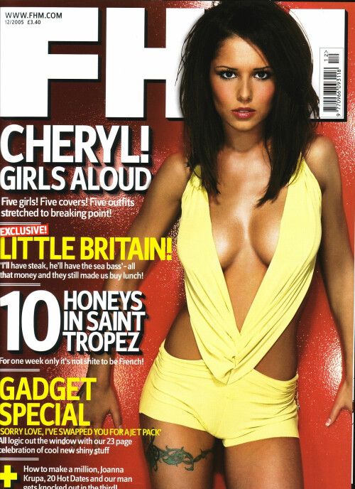 <b>MANNFOLKFAVORITT:</b> Cheryl figurerte jevnlig på coveret av blant annet FHM.