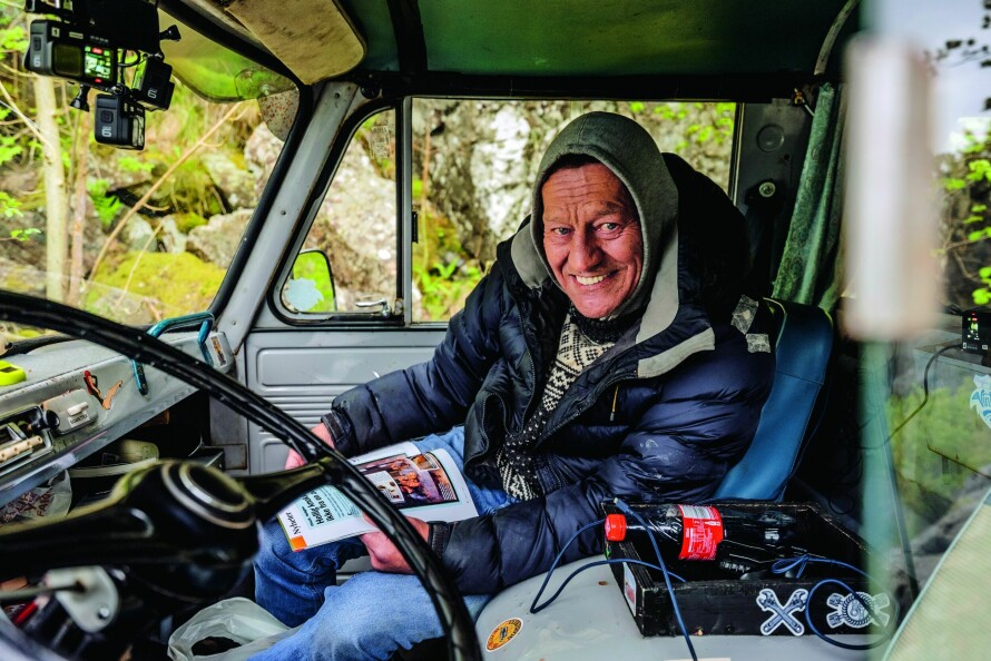 NYTT GLIS: Svein har fått et nytt glis siden sist vi så han på tv-skjermen.