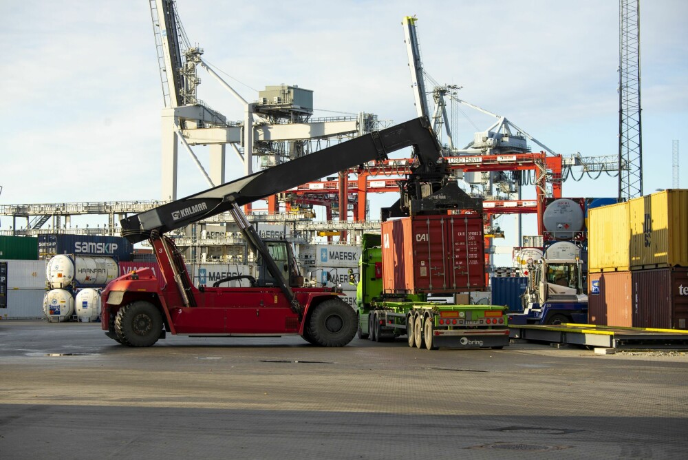 <b>FORSYNER ØSTLANDSOMRÅDET:</b> Med full kapasitet skal terminalen på Sjursøya håndtere 450 000 containere årlig.