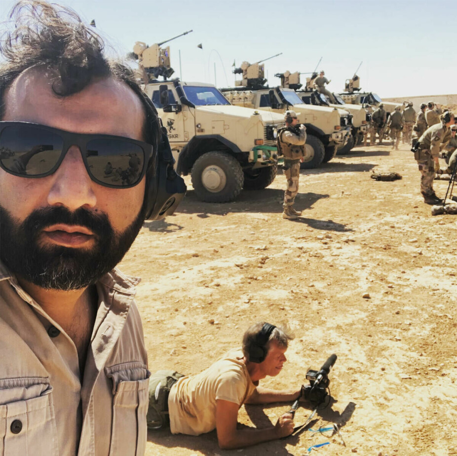 KRIGSREPORTER: Kadafi Zaman og TV 2 følger norske soldaters innsats i Anbar-provinsen i Irak.
