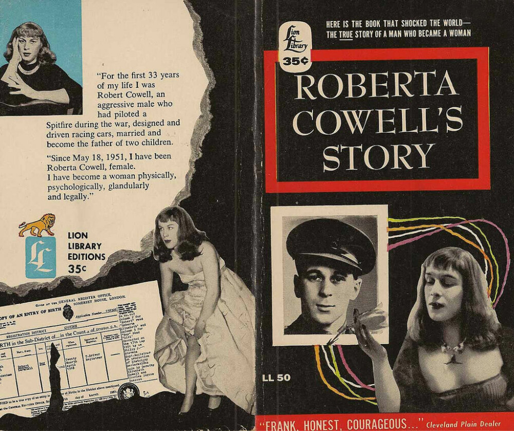 <b>KONTROVERSIELT:</b> Da boken Roberta Cowell’s story kom i 1955, hadde hun vært kvinne i fire år.
