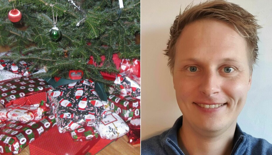 GRINCHEN? Julen er fantastisk, men trebarnspappa Anders Eid innrømmer at han sliter med et anstrengt forhold til julegaver. Ting tyder på at han ikke er alene om dette.