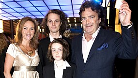 <b>GODE VENNER:</b> Guri er fortsatt god venn med sin eksmann Øivind Blunck, som hun har barna Edvard og Ludvig sammen med. Her fra premieren på «Mamma Mia» på Folketeatret i 2009.