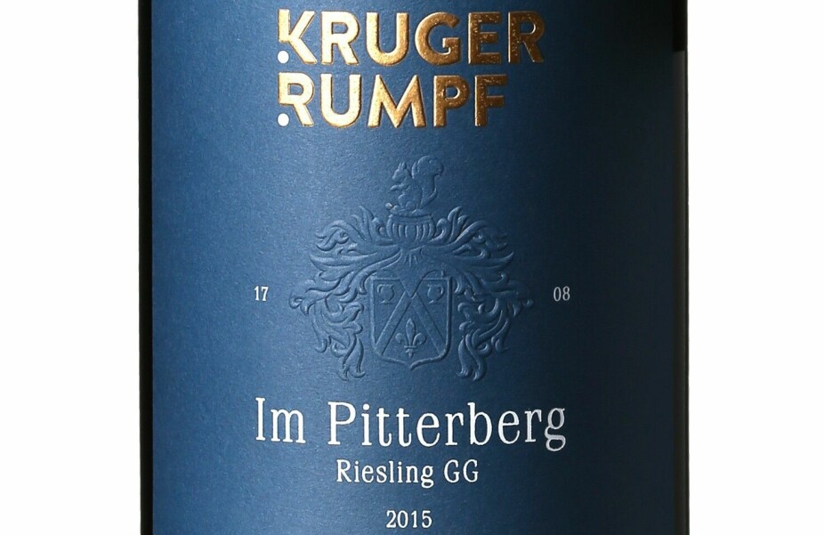 GODT KJØP: Kruger-Rumpf Pitterberg Riesling GG 2020.